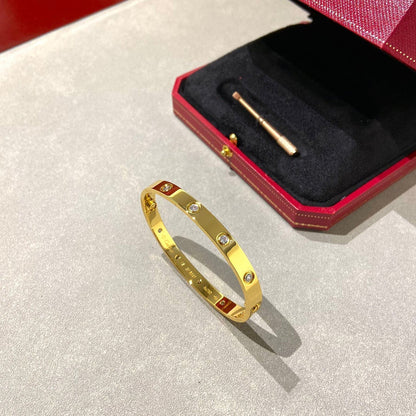 [LUCKY LOVE]LOVE BRACELET 6.1MM 10 DIAMONDS