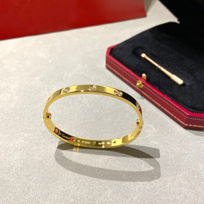 [LUCKY LOVE]LOVE BRACELET 6.1MM 10 DIAMONDS