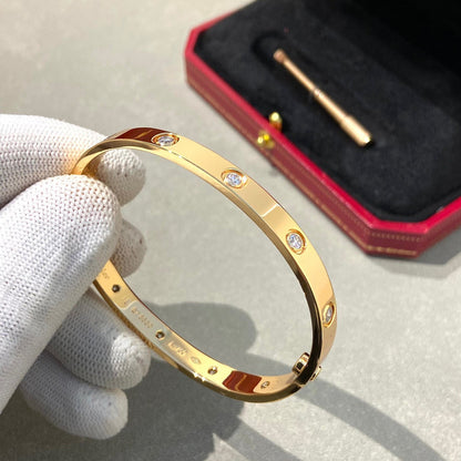 [LUCKY LOVE]LOVE BRACELET 6.1MM 10 DIAMONDS