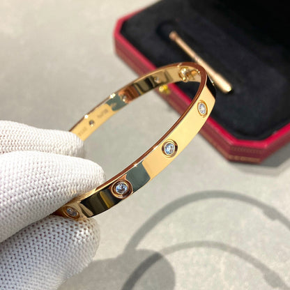 [LUCKY LOVE]LOVE BRACELET 6.1MM 10 DIAMONDS