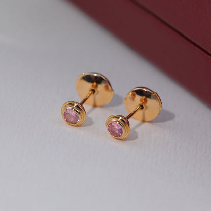 [LUCKY LOVE]DAMOUR PING DIAMOND EARRINGS
