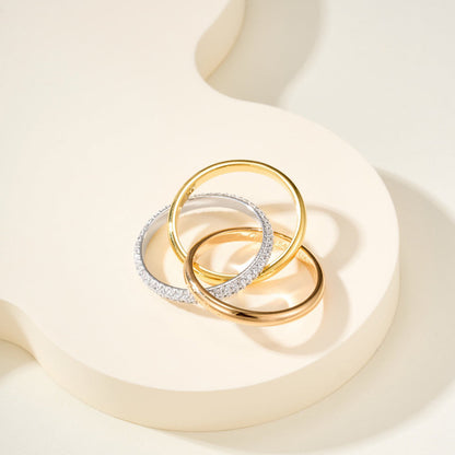 [LUCKY LOVE]TRINITY 2.5MM RING COLLECTION