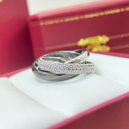 [LUCKY LOVE]TRINITY 3.2MM RING BLACK CERAMIC