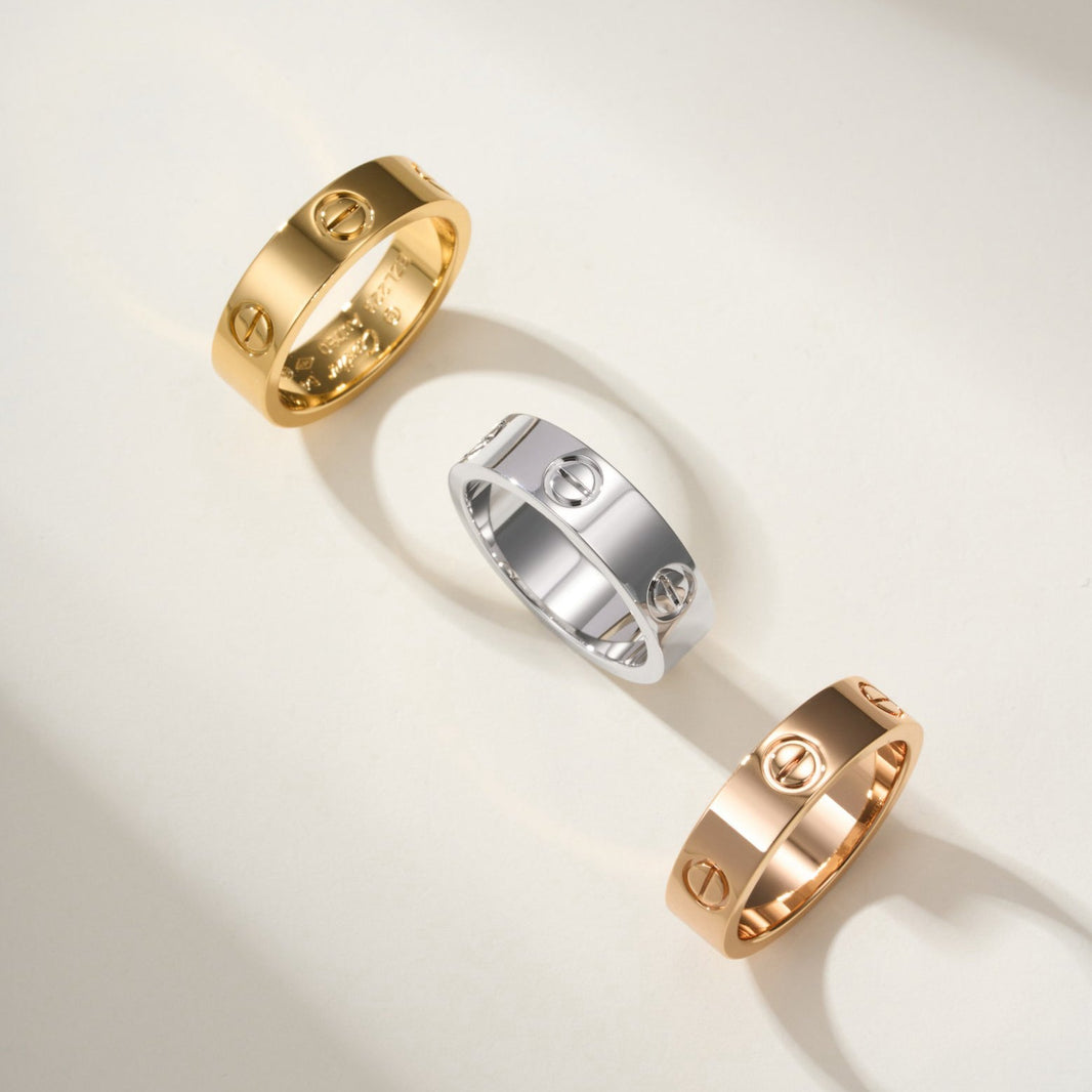 [LUCKY LOVE]LOVE RING 5.5MM NO DIAMOND