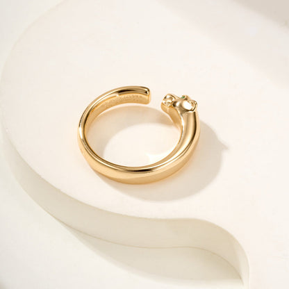 [LUCKY LOVE]PANTHERE NO DIAMOND SMALL RING