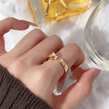[LUCKY LOVE]PANTHERE NO DIAMOND SMALL RING