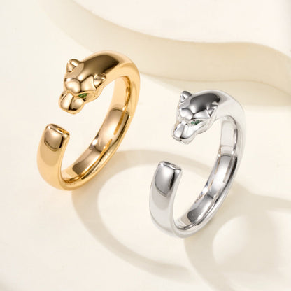 [LUCKY LOVE]PANTHERE NO DIAMOND SMALL RING