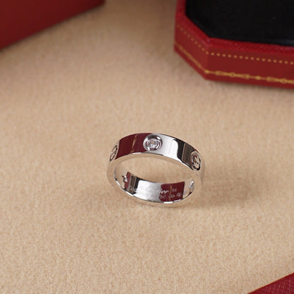 [LUCKY LOVE]LOVE 5.5MM 3 DIAMOND RING