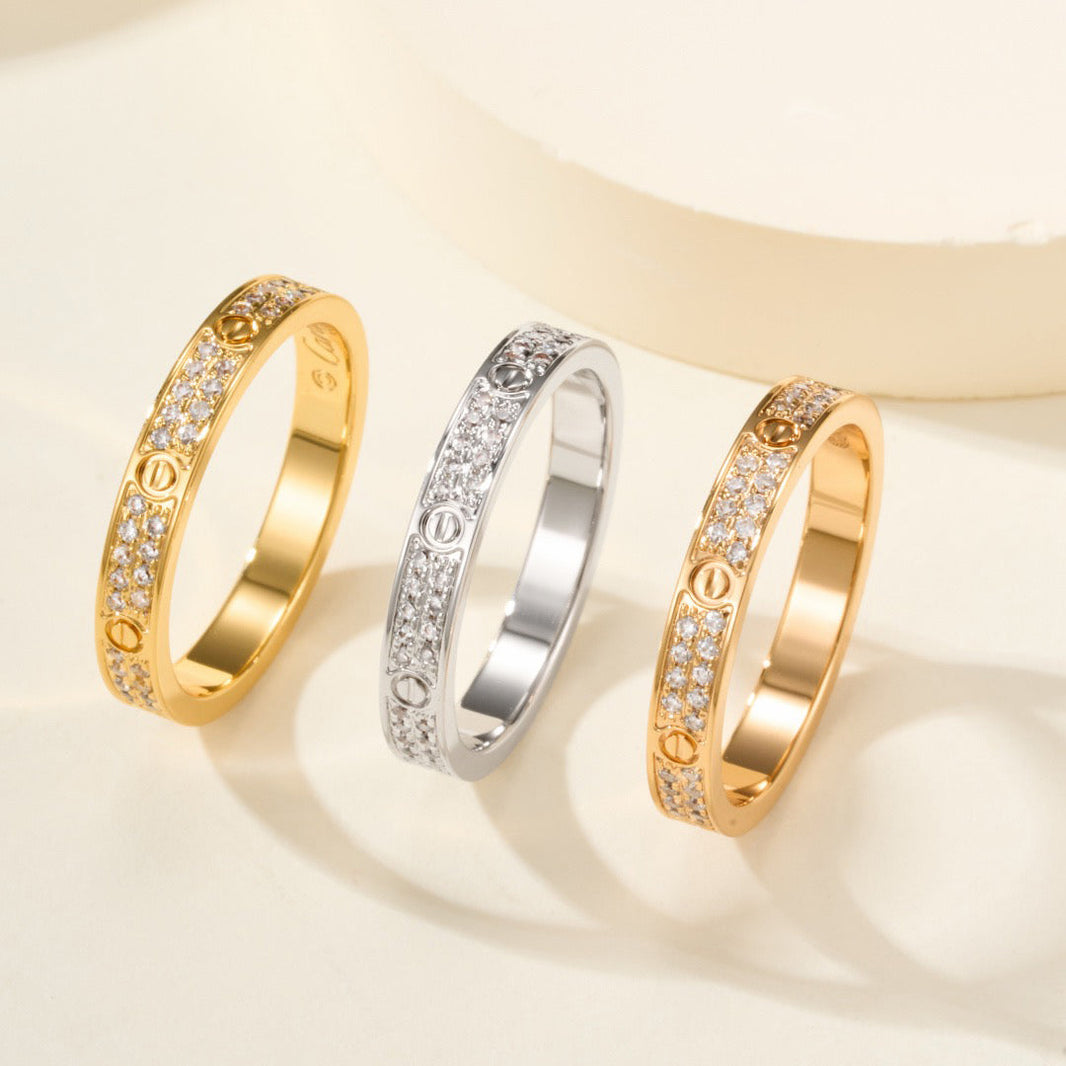 [LUCKY LOVE]LOVE RING 2.65MM DIAMOND