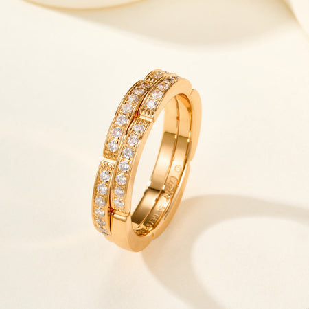 [LUCKY LOVE]MAILLON PANTHERE DIAMOND RING