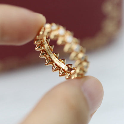 [LUCKY LOVE]CLASH 6.8MM DIAMOND MEDIUM RING