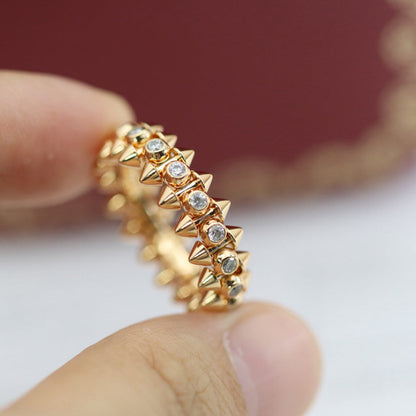 [LUCKY LOVE]CLASH 6.8MM DIAMOND MEDIUM RING