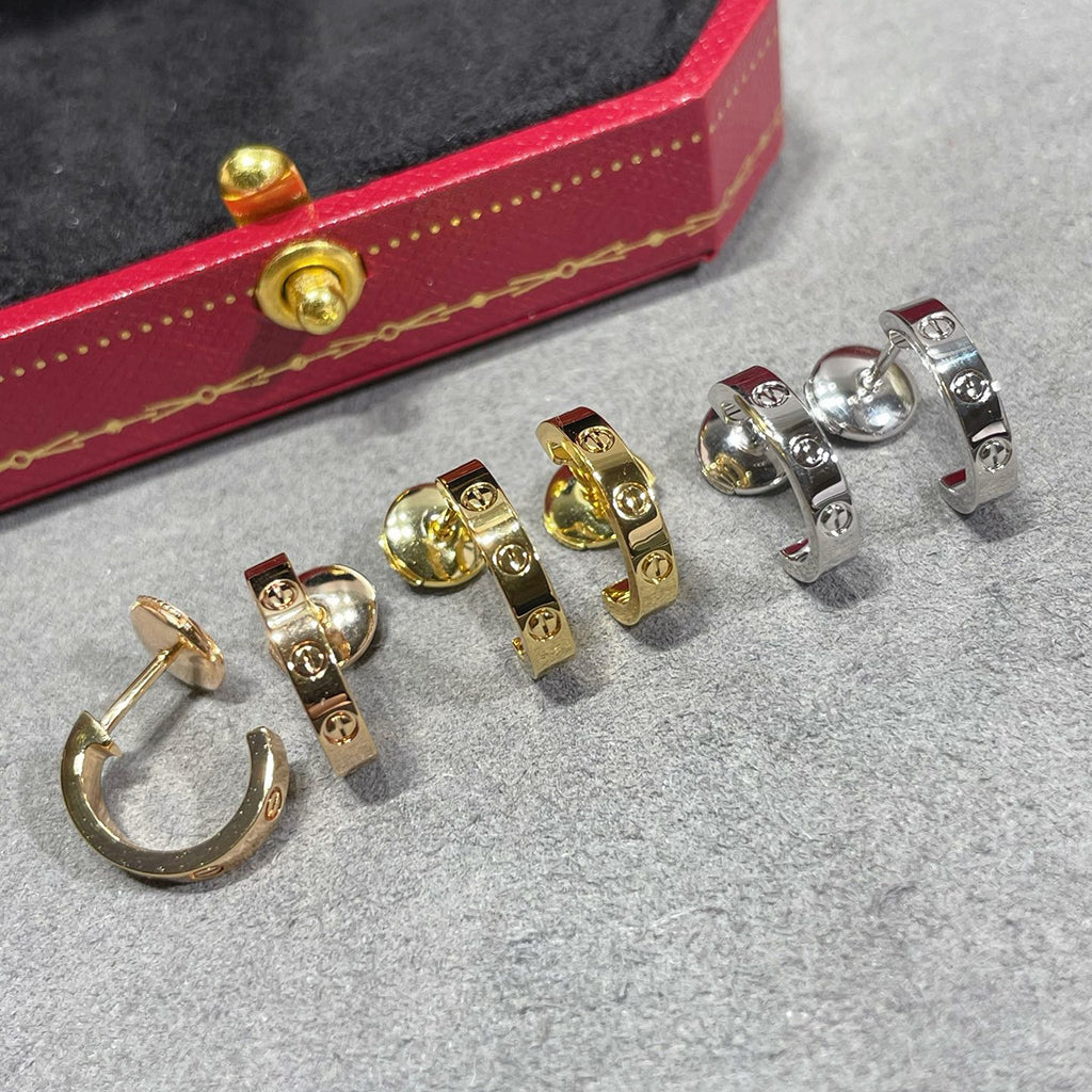 [LUCKY LOVE]LOVE EARRINGS 2.65 MM NO DIAMOND SMALL