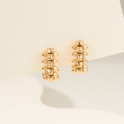 [LUCKY LOVE]CLASH MINI HOOP EARRINGS
