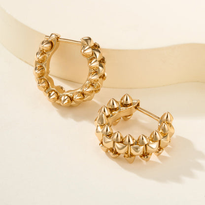 [LUCKY LOVE]CLASH MINI HOOP EARRINGS