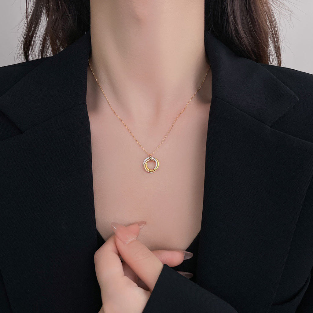 [LUCKY LOVE]TRINITY SMALL NECKLACE