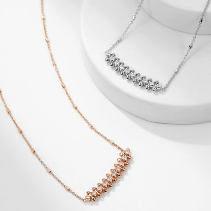 [LUCKY LOVE]CLASH  MEDIUM DIAMOND NECKLACE