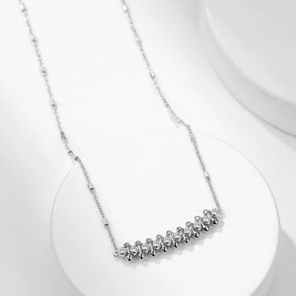 [LUCKY LOVE]CLASH  MEDIUM DIAMOND NECKLACE