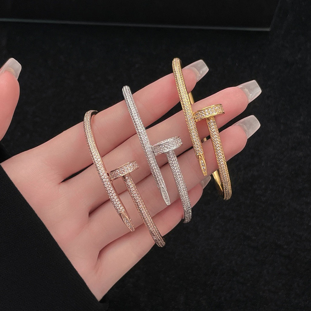 [LUCKY LOVE]JUSTE BRACELET 3.5MM ALL DIAMONDS