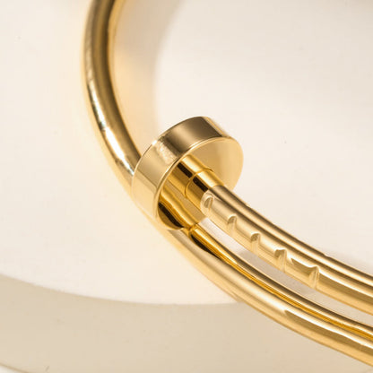 [LoveLucky] Clover White Mother-of-Pearl & JUSTE Bracelet Stack Set