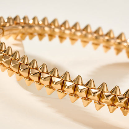 [LoveLucky] CLASH & Clover Laser 5-Motif & LOVE Brushed Bracelet Stack Set
