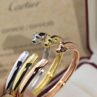 [LUCKY LOVE]PANTHERE OPEN BRACELET