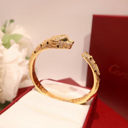 [LUCKY LOVE]PANTHERE BIG BRACELET DIAMONDS