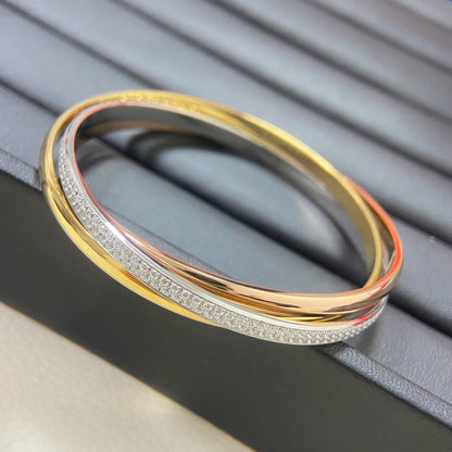 [LUCKY LOVE]TRINITY 2.8MM SMALL BRACELET