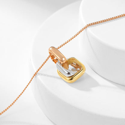 [LUCKY LOVE]TRINITY CUSHION NECKLACE COLLECTION