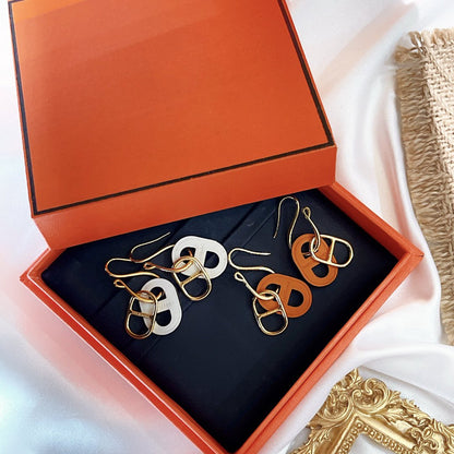 [LUCKY LOVE]HM O'MAILLON GOLD EARRINGS