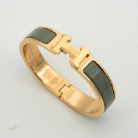 [LUCKY LOVE]H BRACELET BLUE GREEN 12MM