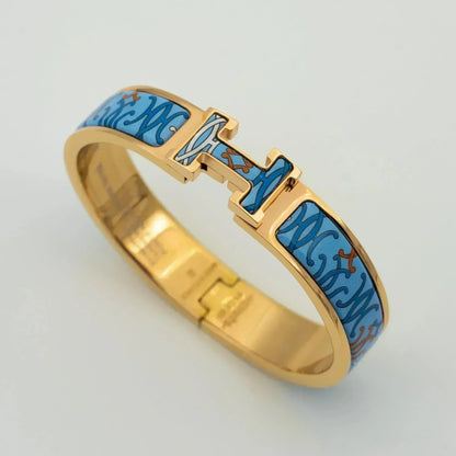 [LUCKY LOVE]H BRACELET BLUE MULTICOLOR