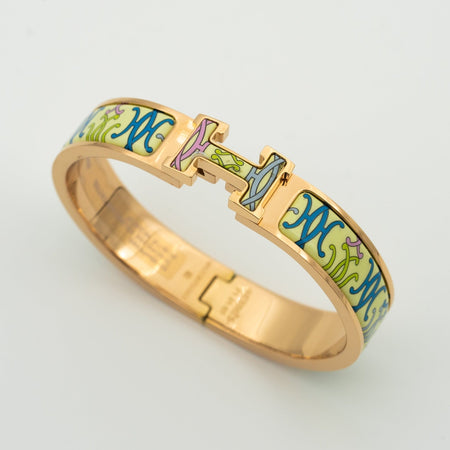[LUCKY LOVE]H BRACELET BEIGE MULTICOLOR