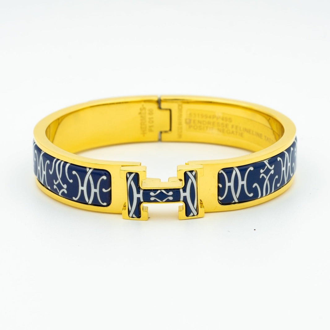 [LUCKY LOVE]H BRACELET BLACK MULTICOLOR