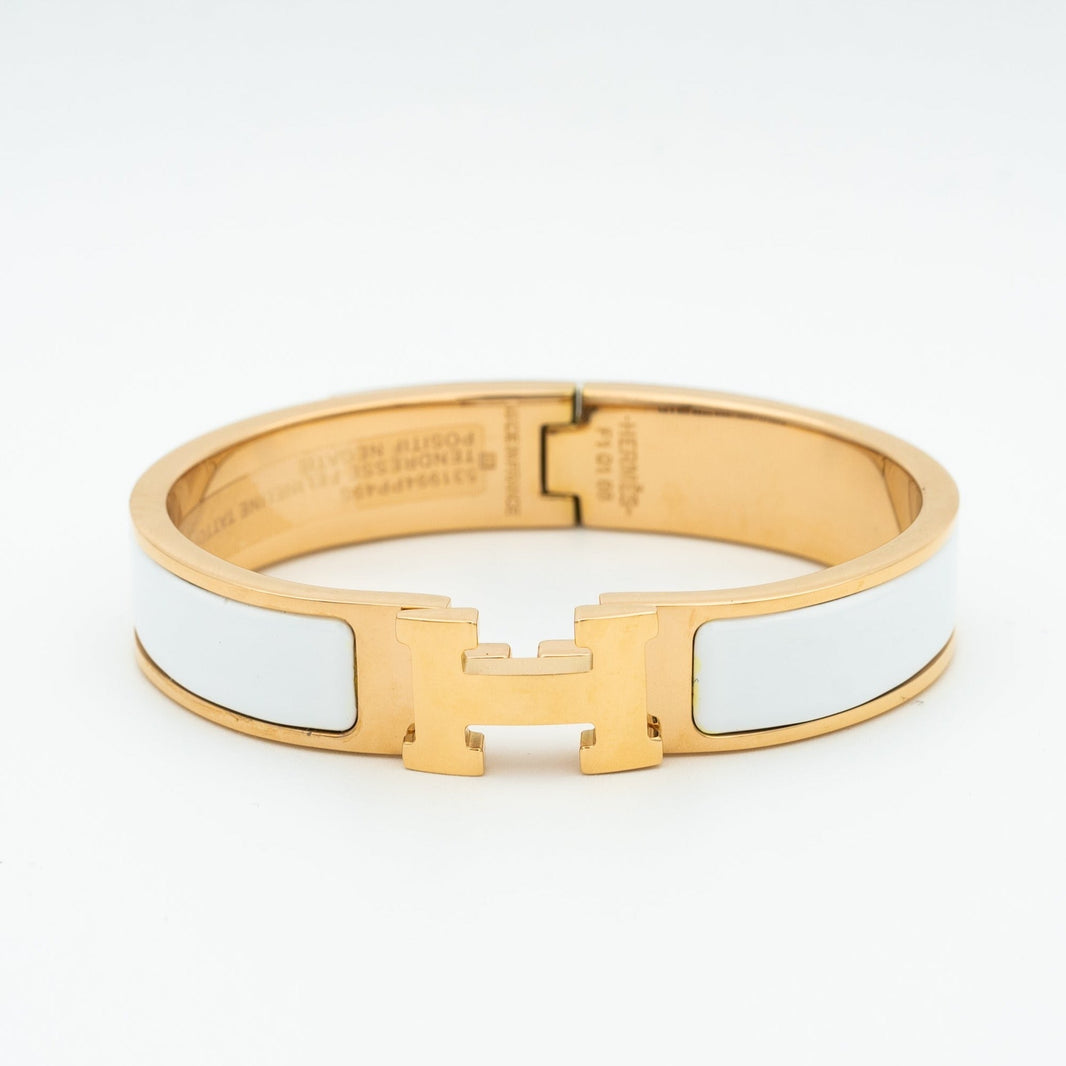 [LUCKY LOVE]H WHITE BRACELET
