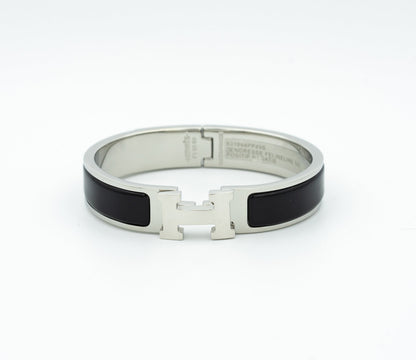 [LUCKY LOVE]H BLACK BRACELET