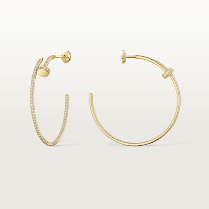 [LUCKY LOVE]JUSTE FULL DIAMOND LARGE EARRINGS