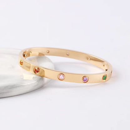 [LUCKY LOVE]2026 RAINBOW LOVE BRACELET 6.1MM  10 DIAMONDS