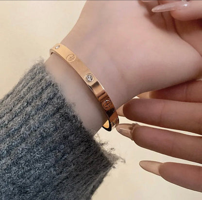 [LUCKY LOVE]2026 RAINBOW LOVE BRACELET 6.1MM  10 DIAMONDS