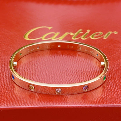 [LUCKY LOVE]2026 RAINBOW LOVE BRACELET 6.1MM  10 DIAMONDS