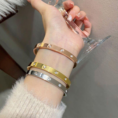 [LUCKY LOVE]2026 RAINBOW LOVE BRACELET 6.1MM  10 DIAMONDS