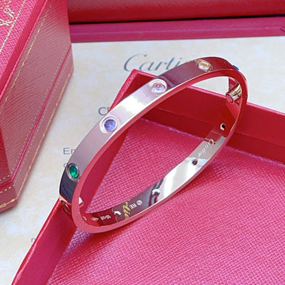 [LUCKY LOVE]2026 RAINBOW LOVE BRACELET 6.1MM  10 DIAMONDS