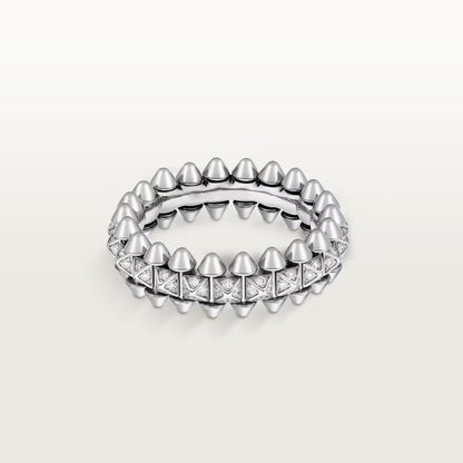 [LUCKY LOVE]CLASH 6.4MM SMALL FULL DIAMOND RING