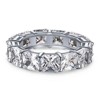 [LUCKY LOVE]Elegant Princess Cut Tennis Ring