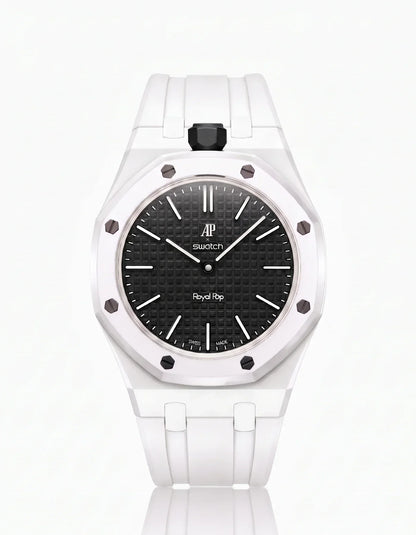 Silicone Strap & Case Royal Pop Ocho Negro(Customize  Colors)