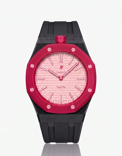 Silicone Strap &  Case  Royal Pop Otto Rosso(Customize  Colors)