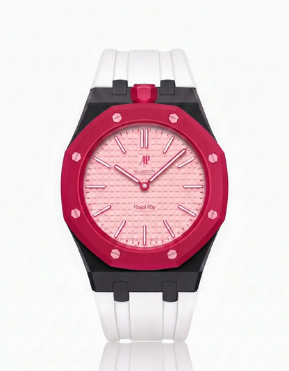 Silicone Strap &  Case  Royal Pop Otto Rosso(Customize  Colors)