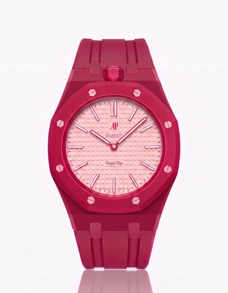 Silicone Strap &  Case  Royal Pop Otto Rosso(Customize  Colors)