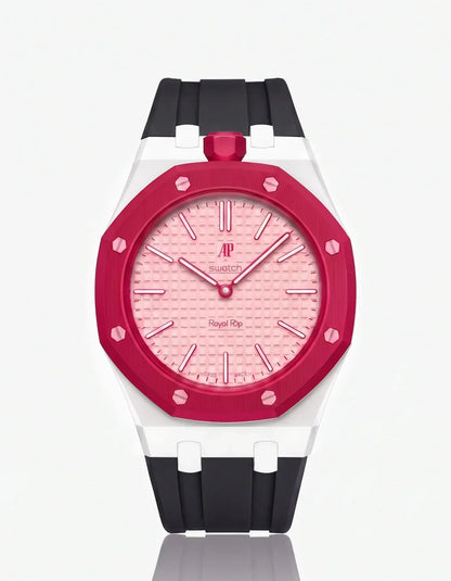 Silicone Strap &  Case  Royal Pop Otto Rosso(Customize  Colors)