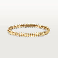 [LoveLucky] CLASH & Clover Laser 5-Motif & LOVE Brushed Bracelet Stack Set
